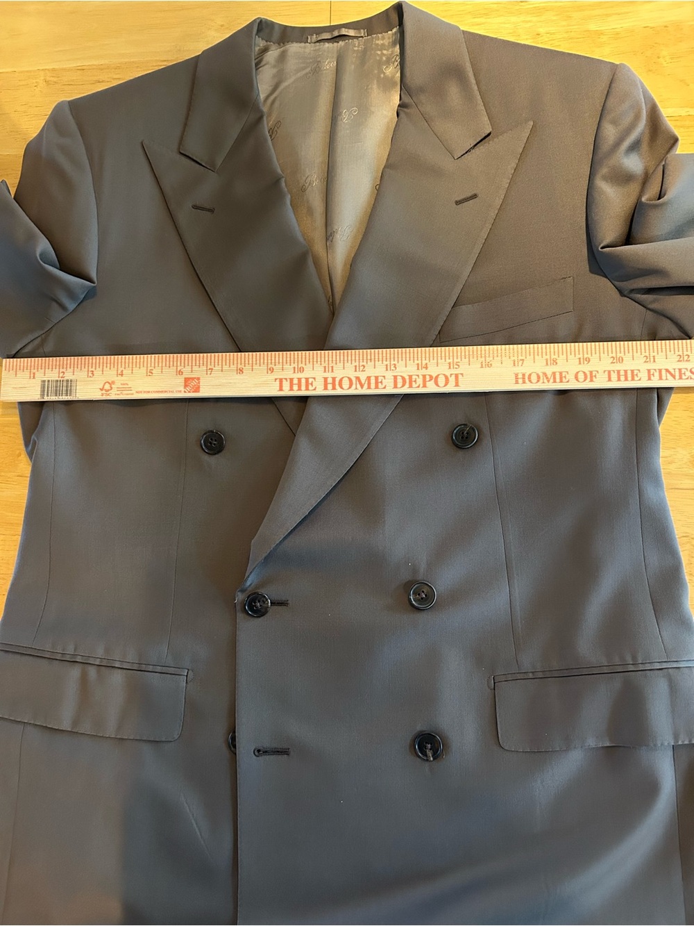Classic Double-Breasted Brown Men's Jacket and Vest - Picture 11 of 16